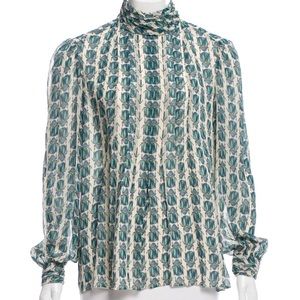 Tory Burch beetle blouse size 0